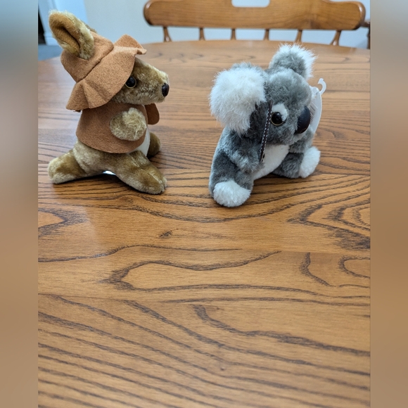 Oz Mate x 2. Kangaroo and Koloa. Plush. Stuffed Animal. Miniatures. - Picture 6 of 6